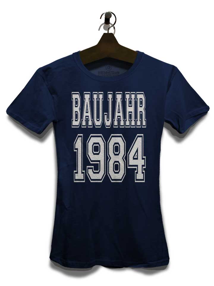 baujahr-1984-damen-t-shirt dunkelblau 3