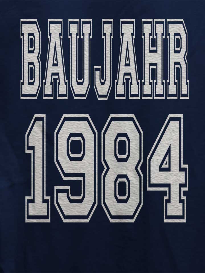 baujahr-1984-damen-t-shirt dunkelblau 4