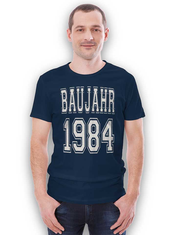 baujahr-1984-t-shirt dunkelblau 2