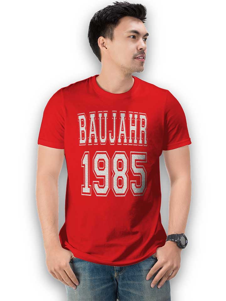 baujahr-1985-t-shirt rot 2