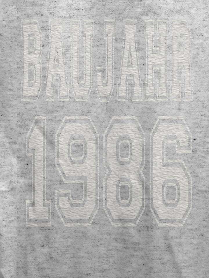 baujahr-1986-damen-t-shirt grau-meliert 4