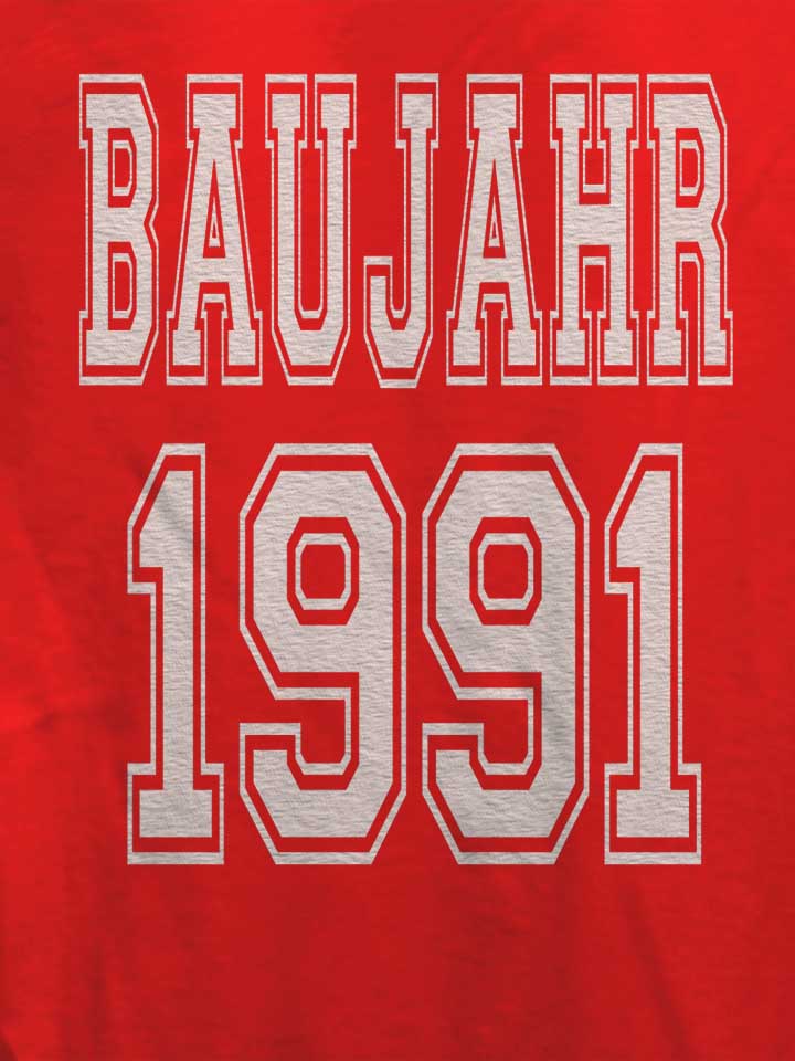 baujahr-1991-damen-t-shirt rot 4