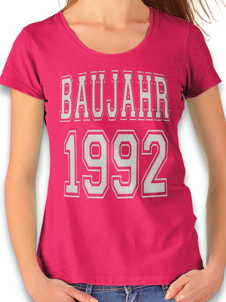 Baujahr 1992 Damen T-Shirt fuchsia L