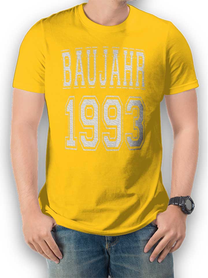 Baujahr 1993 Camiseta amarillo L