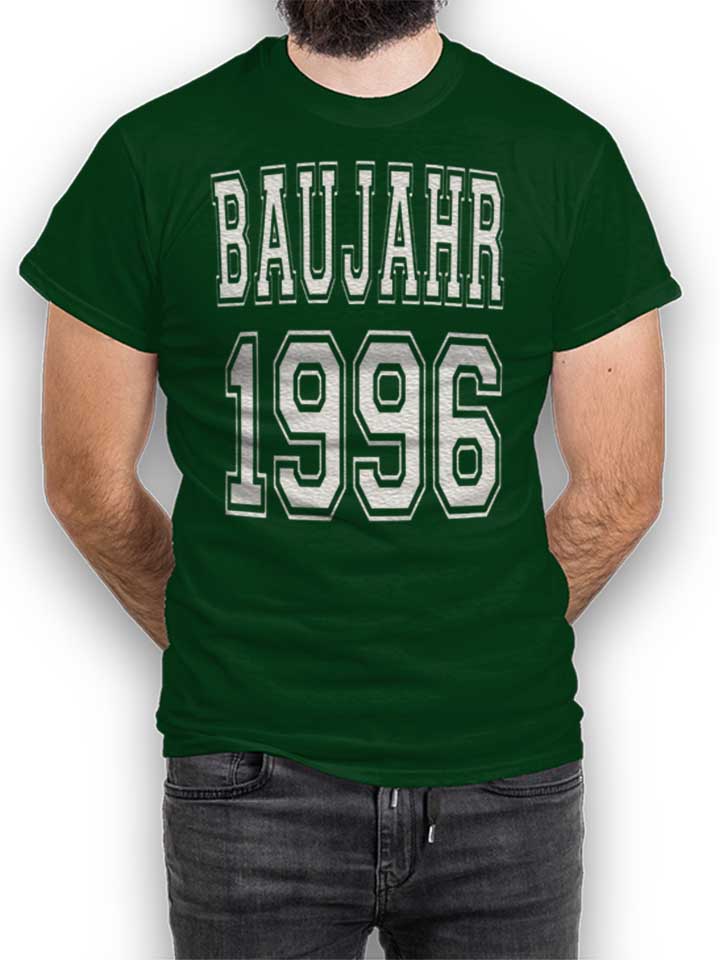 baujahr-1996-t-shirt dunkelgruen 1