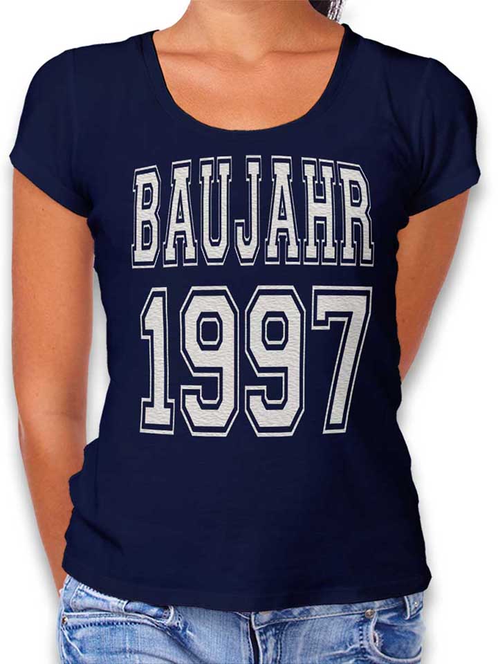 Baujahr 1997 Damen T-Shirt dunkelblau L
