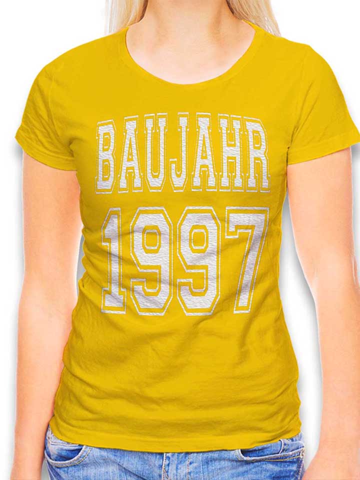 Baujahr 1997 Damen T-Shirt gelb L