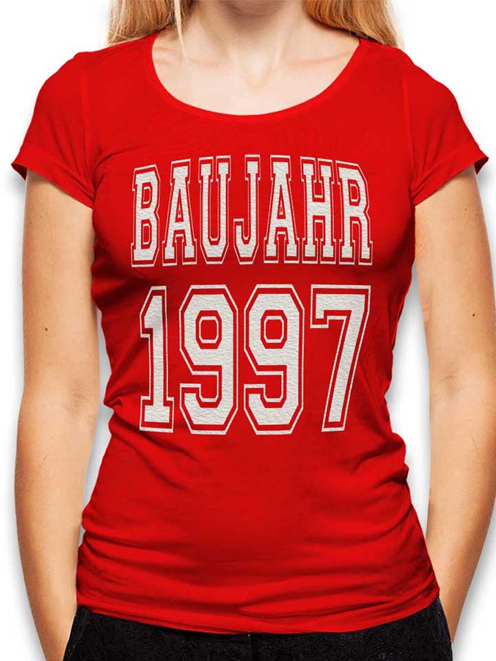 Baujahr 1997 Camiseta Mujer rojo L