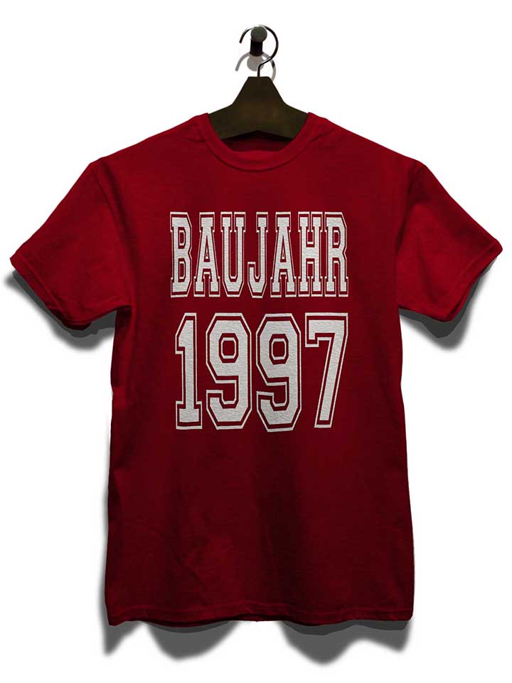 baujahr-1997-t-shirt bordeaux 3