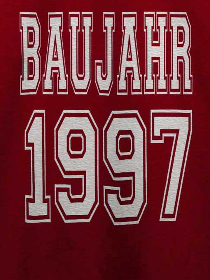 baujahr-1997-t-shirt bordeaux 4