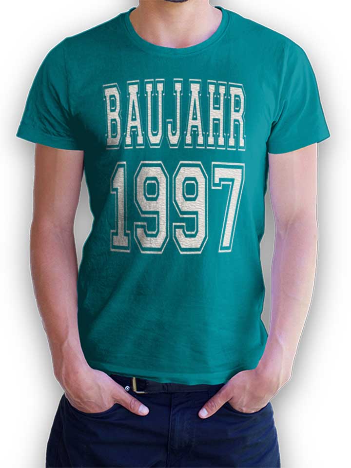 baujahr-1997-t-shirt tuerkis 1