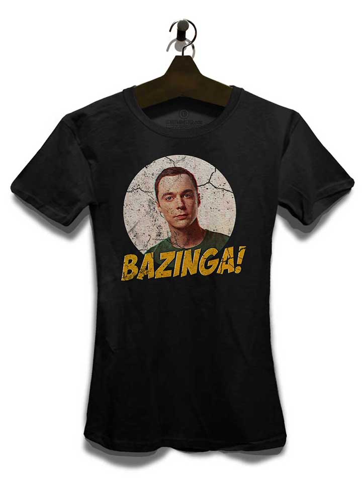 bazinga-02-vintage-damen-t-shirt schwarz 3