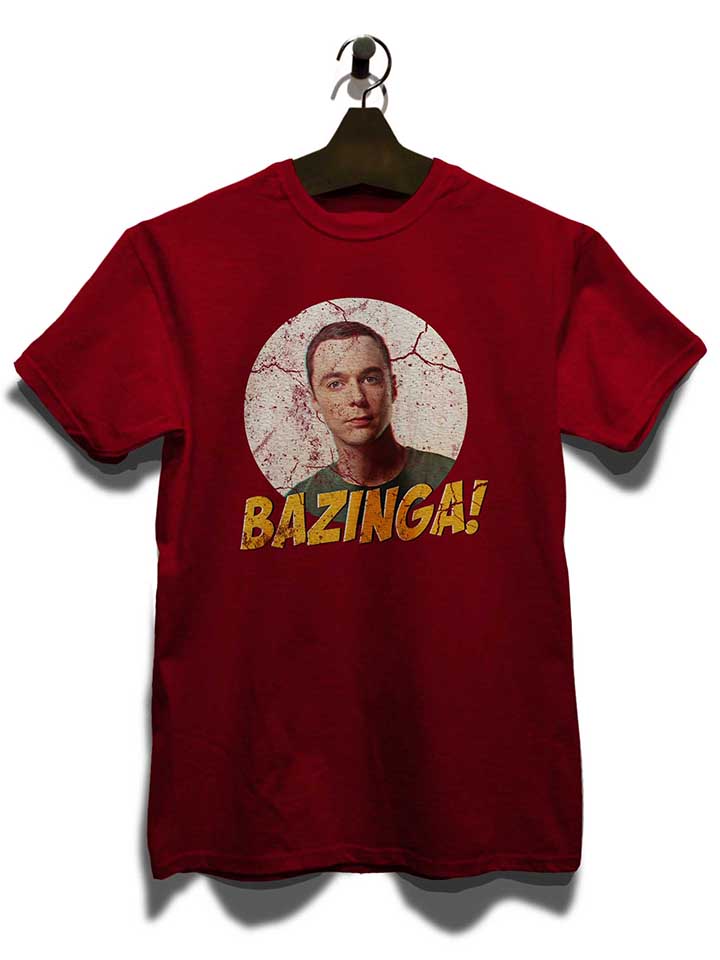bazinga-02-vintage-t-shirt bordeaux 3