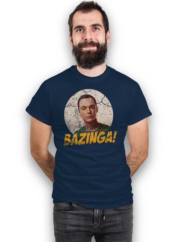 bazinga-02-vintage-t-shirt dunkelblau 2