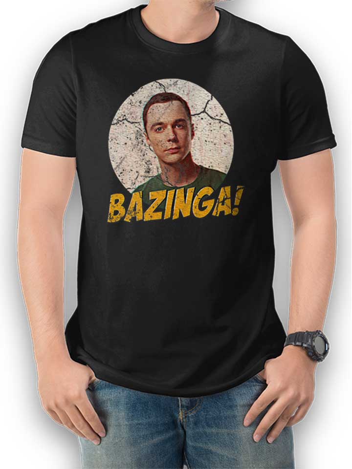 Bazinga 02 Vintage T-Shirt schwarz L