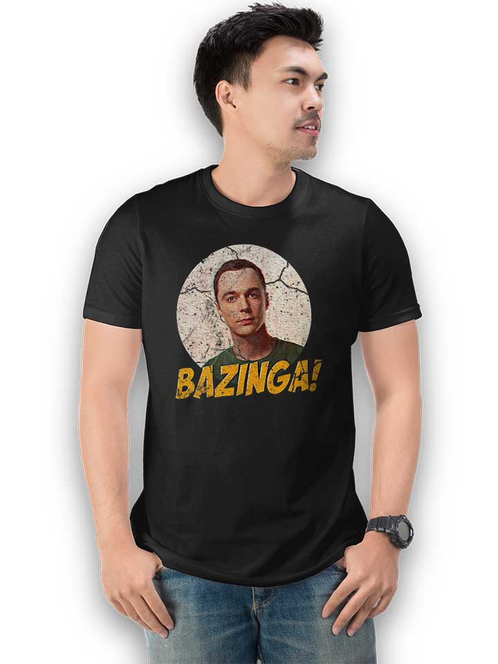 bazinga-02-vintage-t-shirt schwarz 2