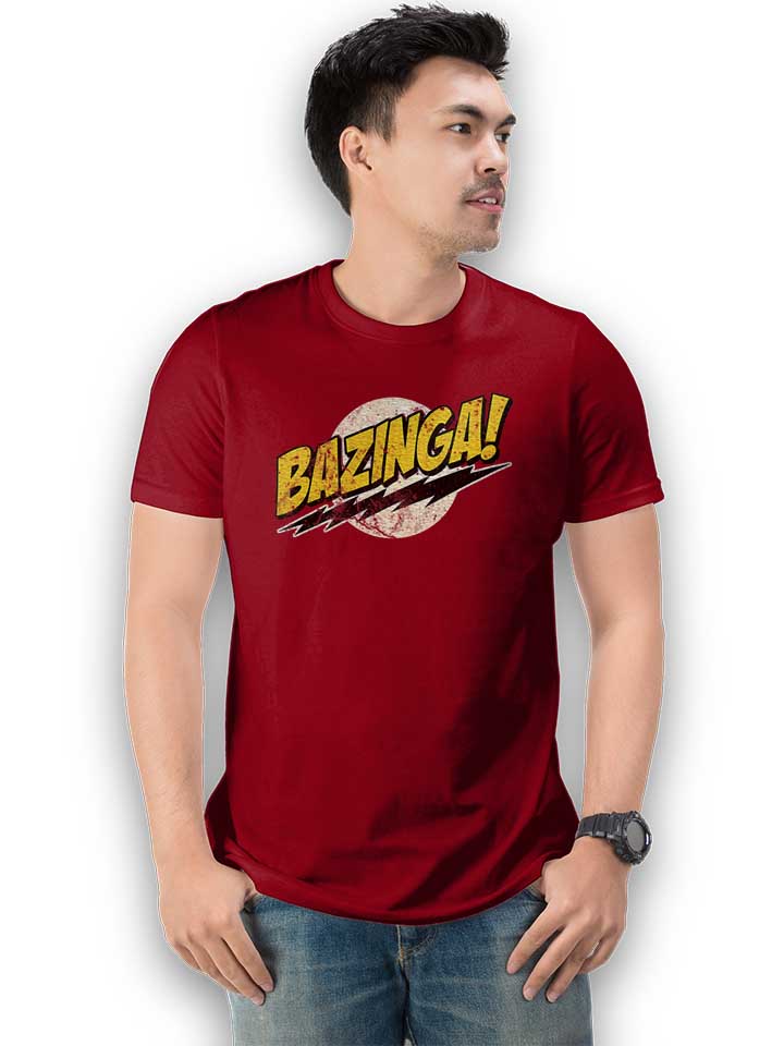 bazinga-03-vintage-t-shirt bordeaux 2