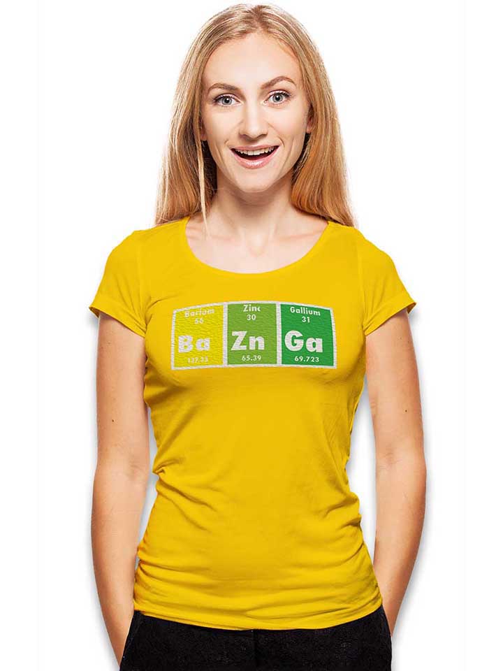 bazinga-elements-damen-t-shirt gelb 2