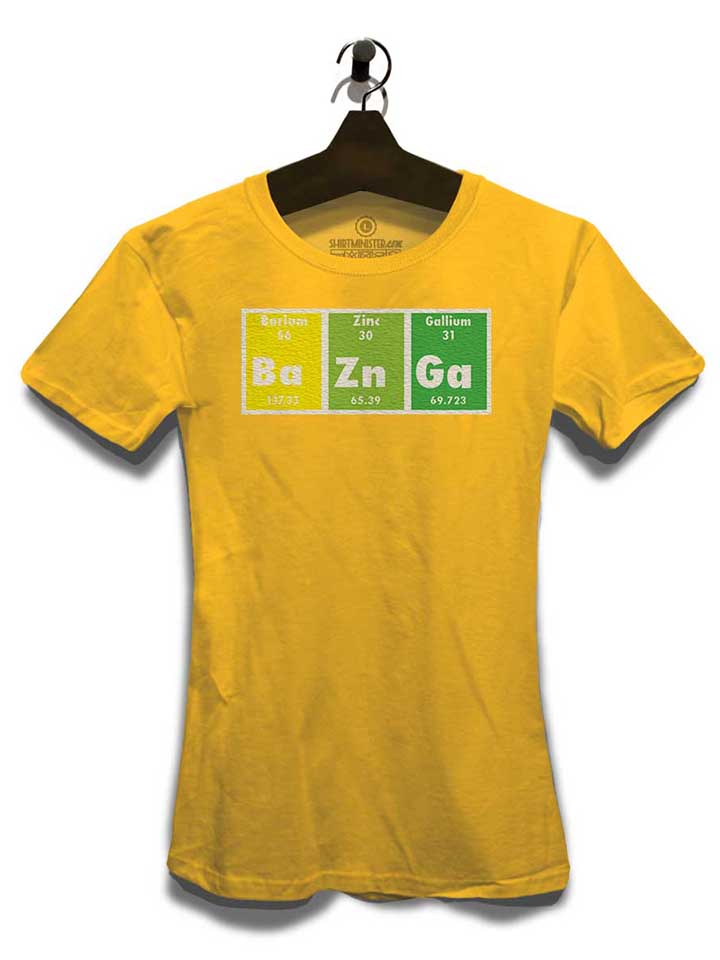 bazinga-elements-damen-t-shirt gelb 3