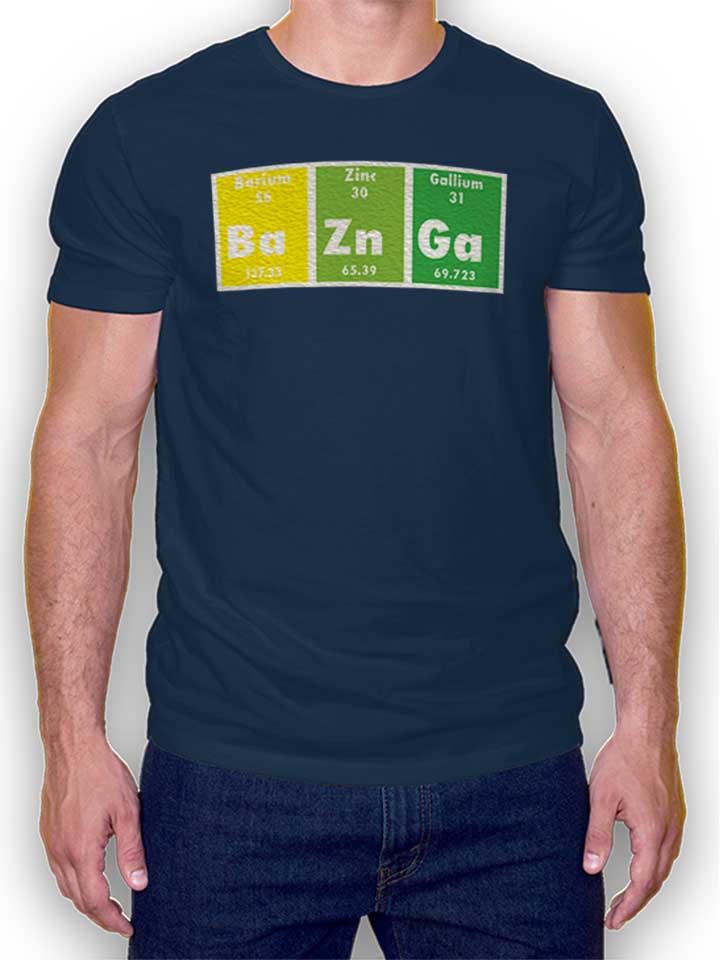 bazinga-elements-t-shirt dunkelblau 1