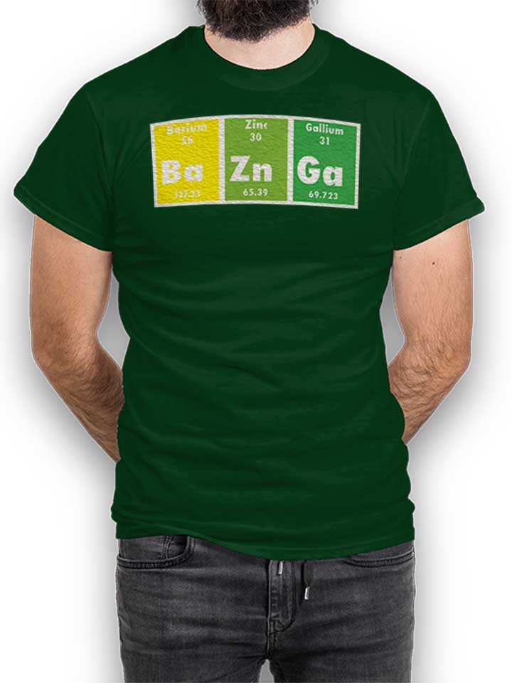 Bazinga Elements T-Shirt dunkelgruen L