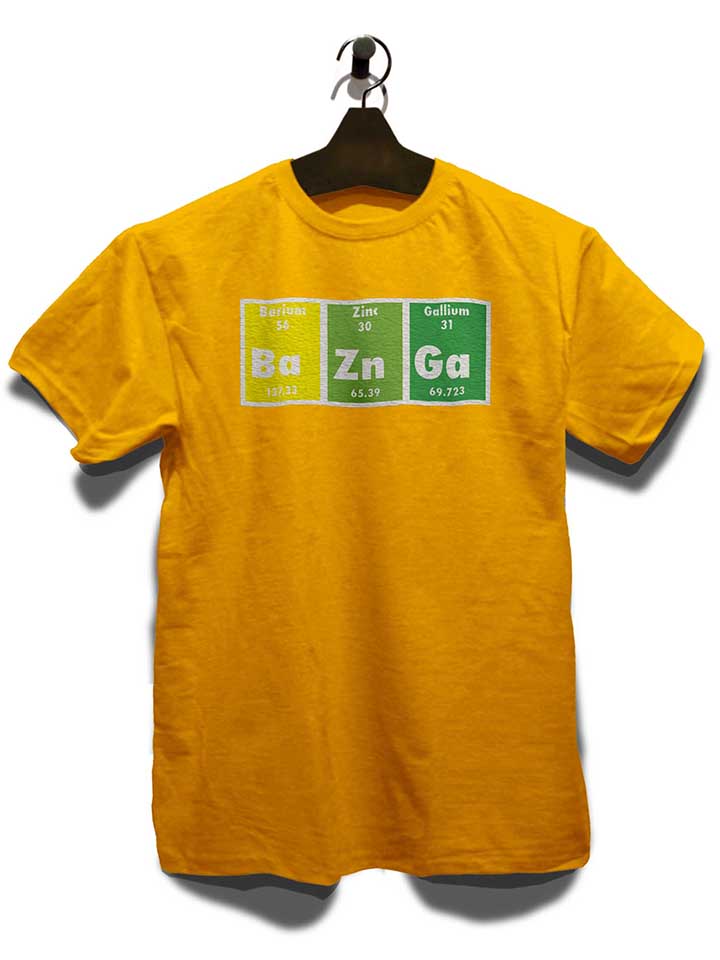 bazinga-elements-t-shirt gelb 3