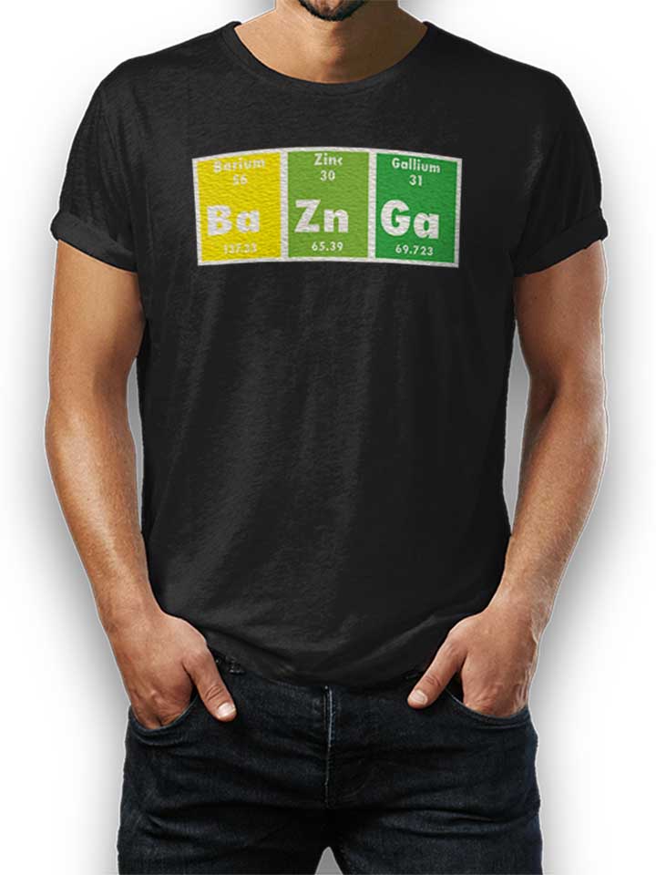 Bazinga Elements T-Shirt schwarz L