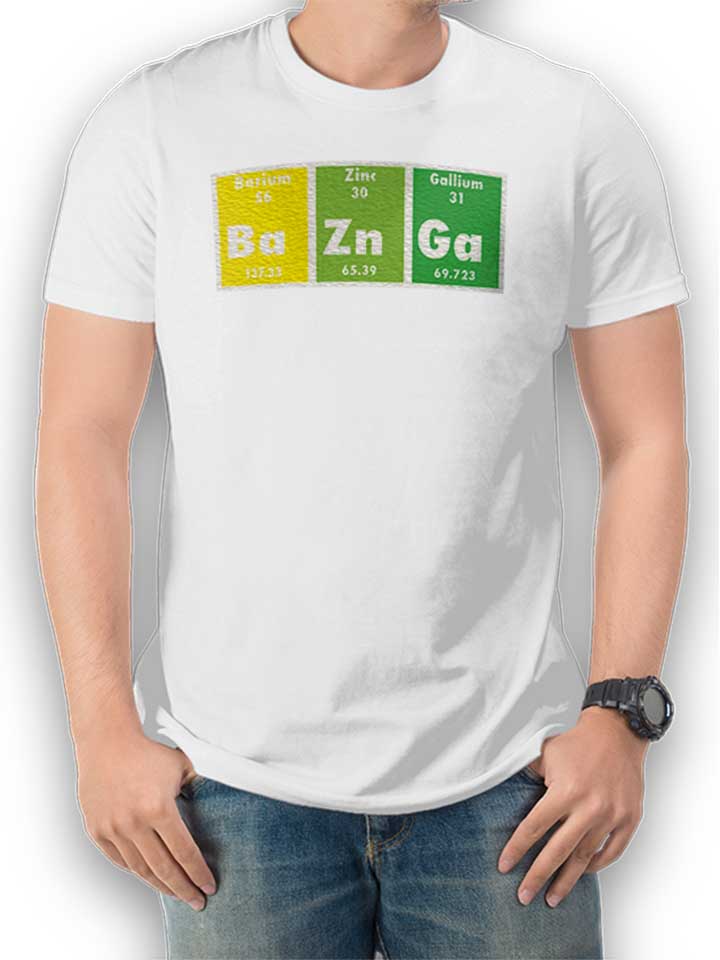 Bazinga Elements T-Shirt white L
