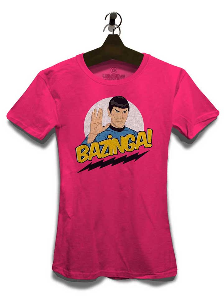 bazinga-spock-damen-t-shirt fuchsia 3