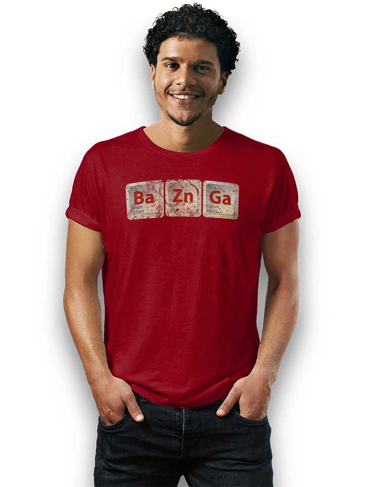 bazinga-vintage-t-shirt bordeaux 2