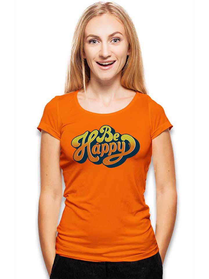 be-happy-02-damen-t-shirt orange 2