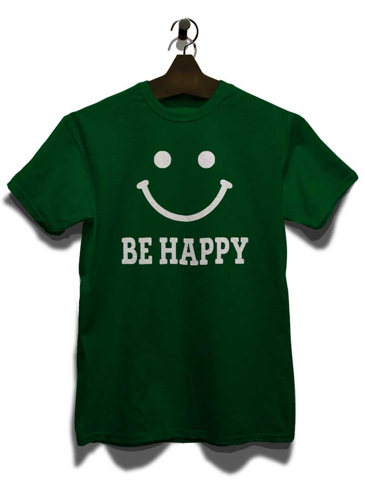 be-happy-t-shirt dunkelgruen 3