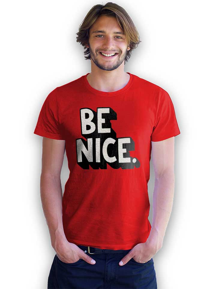 be-nice-t-shirt rot 2
