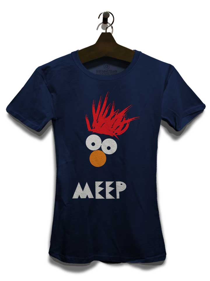 beaker-meep-damen-t-shirt dunkelblau 3