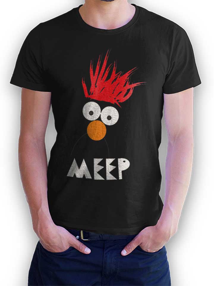Beaker Meep T-Shirt schwarz L
