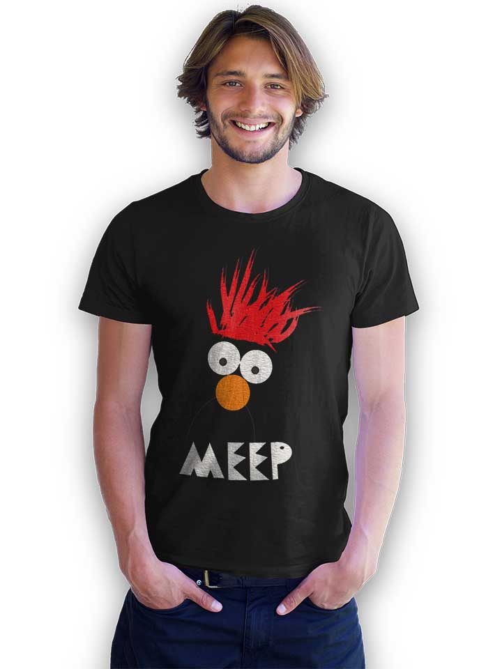 beaker-meep-t-shirt schwarz 2