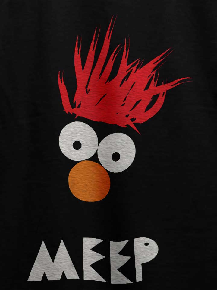 beaker-meep-t-shirt schwarz 4