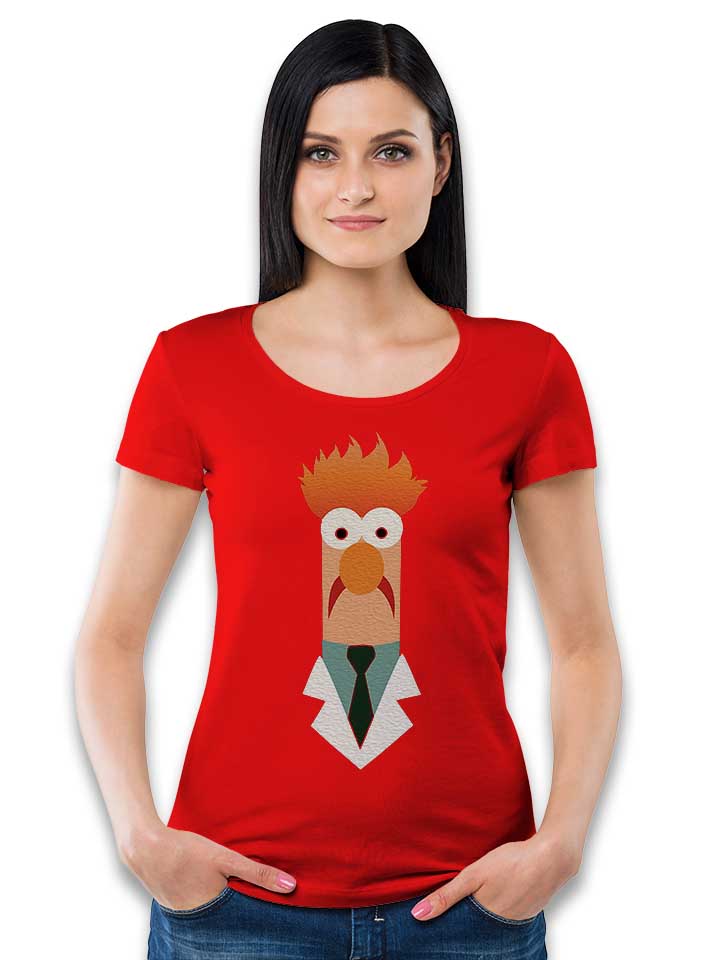 beaker-damen-t-shirt rot 2