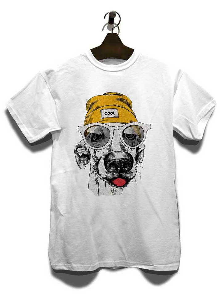 beanie-dog-t-shirt weiss 3