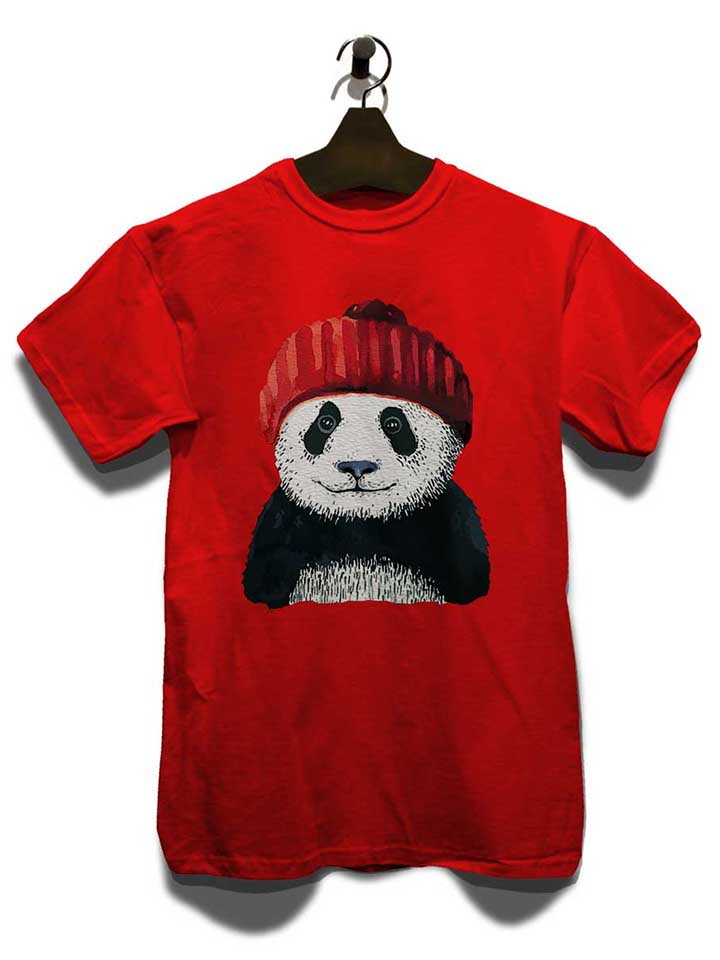 beanie-panda-t-shirt rot 3