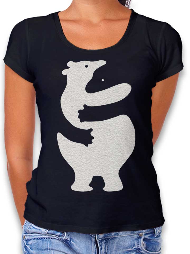 bear-huggers-damen-t-shirt schwarz 1