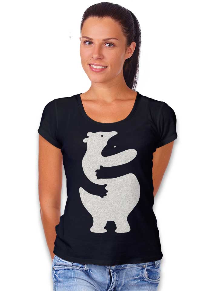 bear-huggers-damen-t-shirt schwarz 2