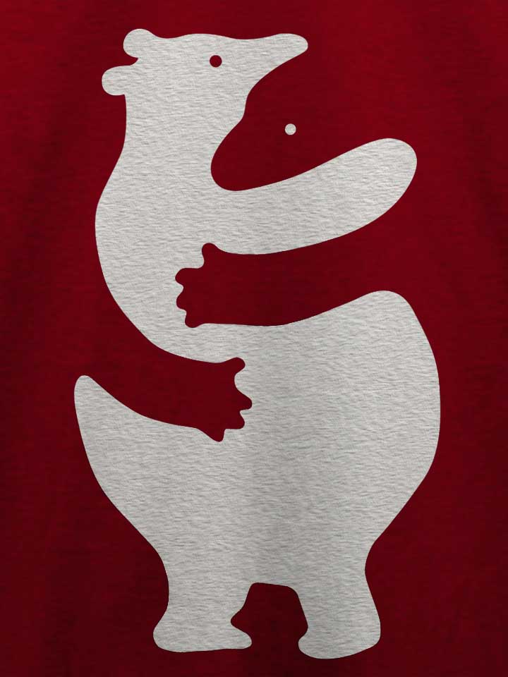 bear-huggers-t-shirt bordeaux 4