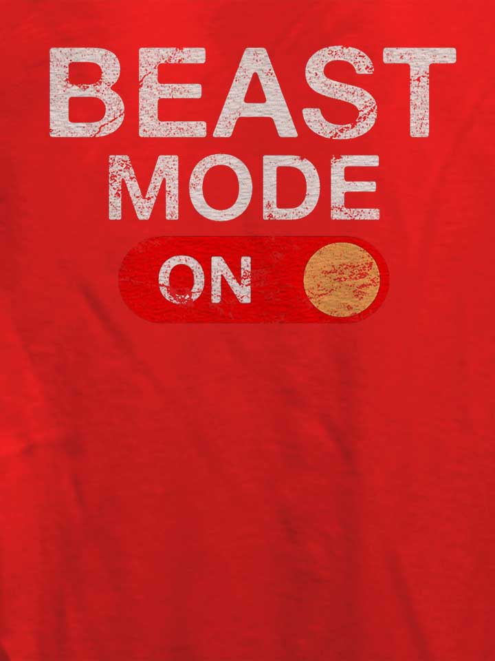 beast-mode-on-vintage-damen-t-shirt rot 4