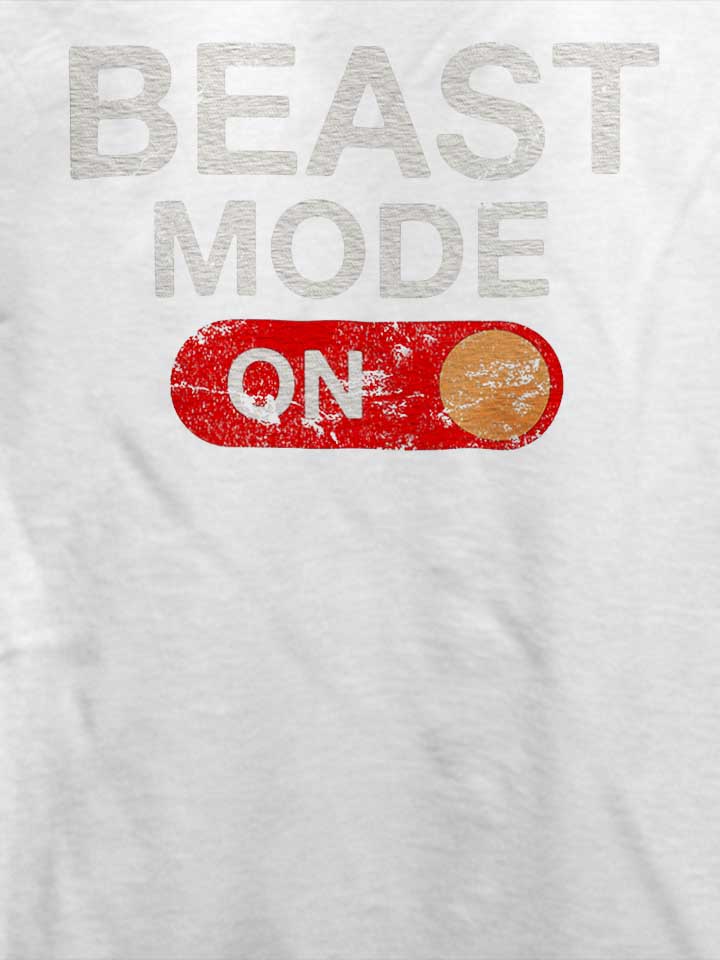 beast-mode-on-vintage-t-shirt weiss 4