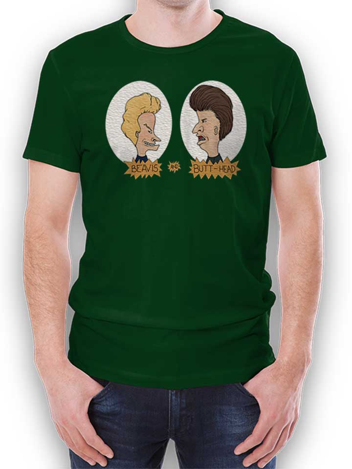 Beavis And Butthead T-Shirt vert-fonc L