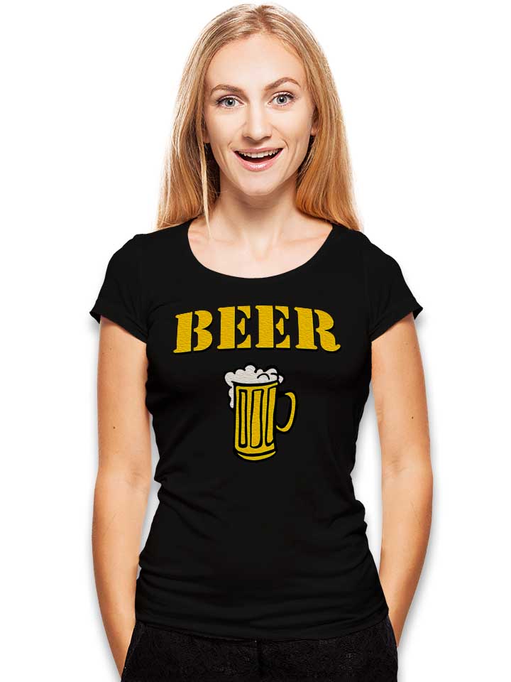 beer-krug-damen-t-shirt schwarz 2