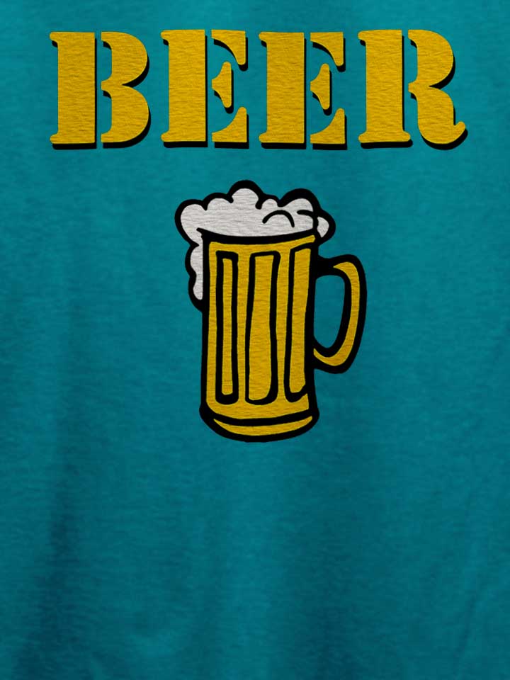 beer-krug-t-shirt tuerkis 4