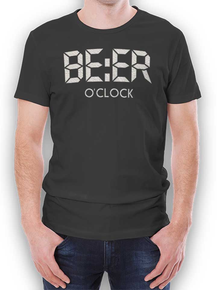 Beer Oclock T-Shirt dark-gray L