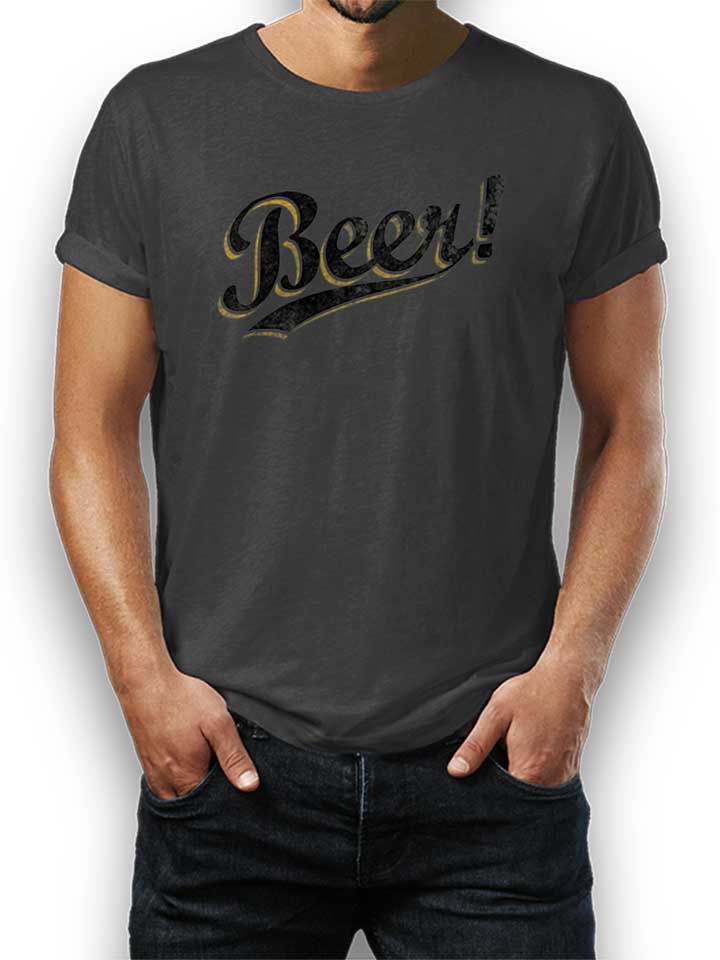 Beer T-Shirt dunkelgrau L